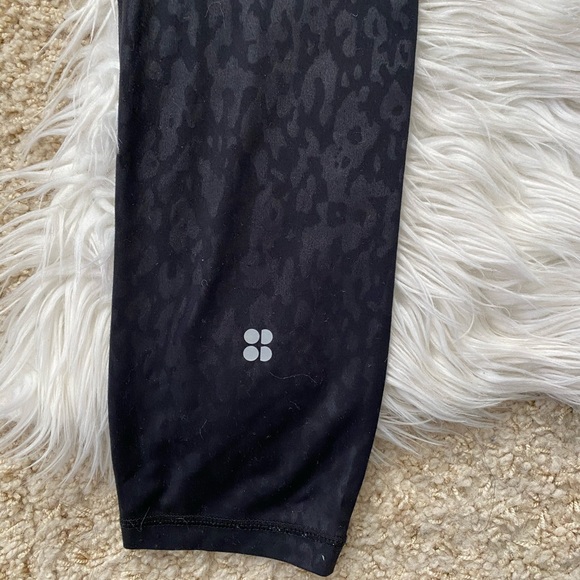 {Sweaty Betty} All Day High Waist Embossed Leggings in Black - Women’s Small - Picture 8 of 9
